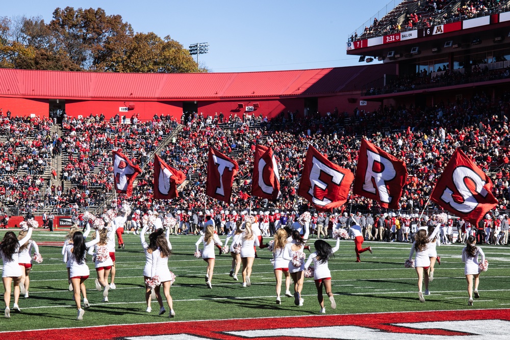 Rutgers Military Appreciation Game Flag Detail