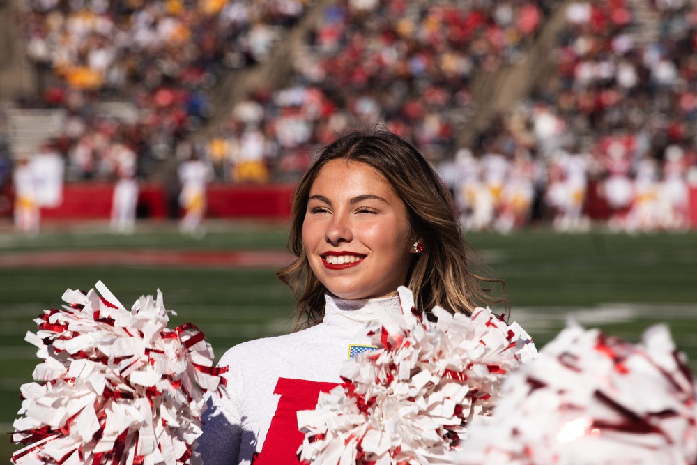 Rutgers Military Appreciation Game Flag Detail