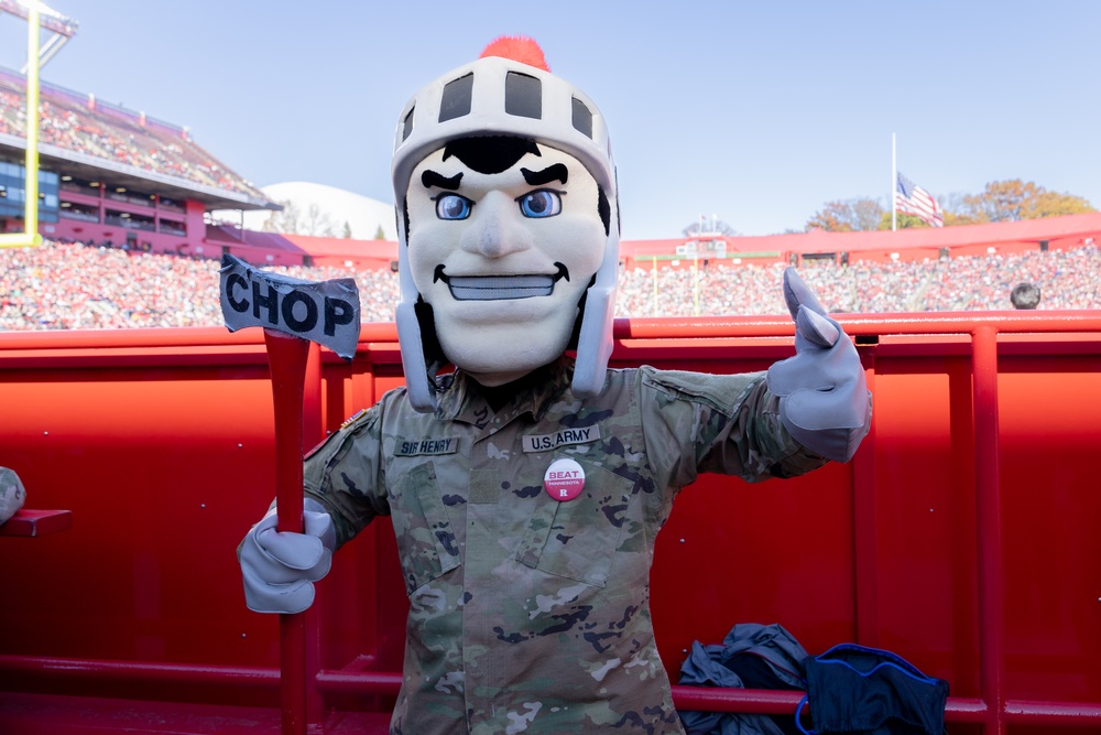 Rutgers Military Appreciation Game Flag Detail