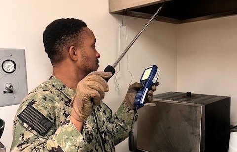 Naval Hospital Twentynine Palms enhances safety with on-the-job training for ventilation testing