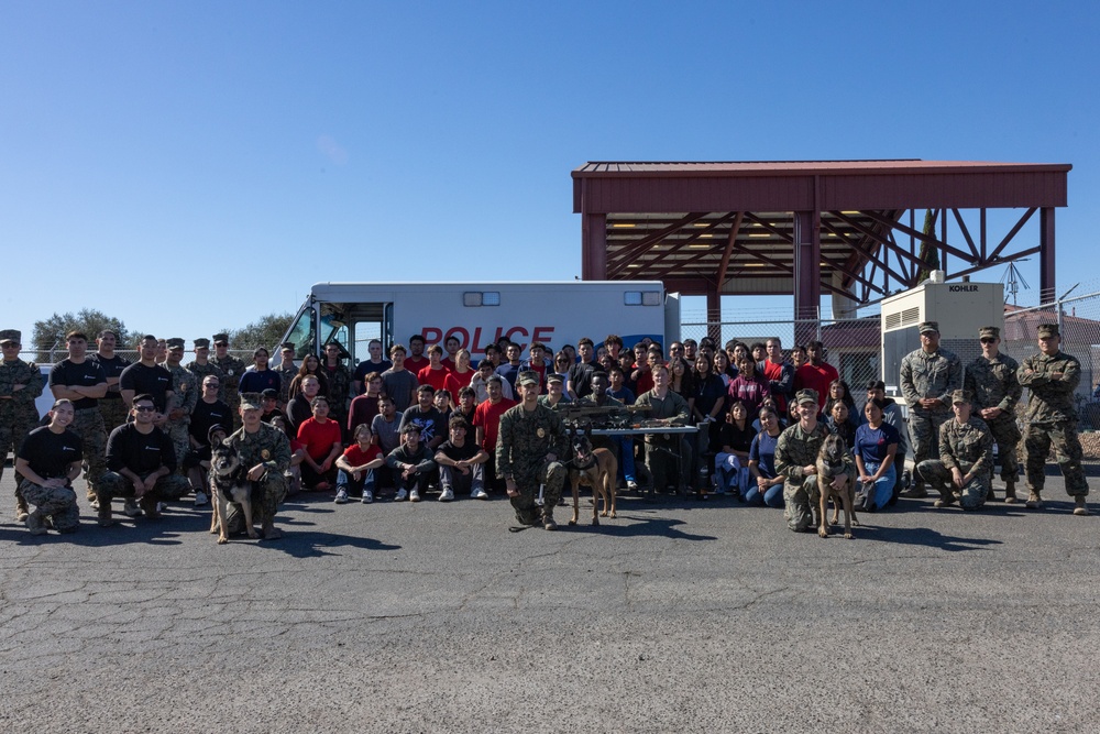 Poolees from RSS Westminster, Costa Mesa, and Orange Tour Camp Pendleton PMO Units