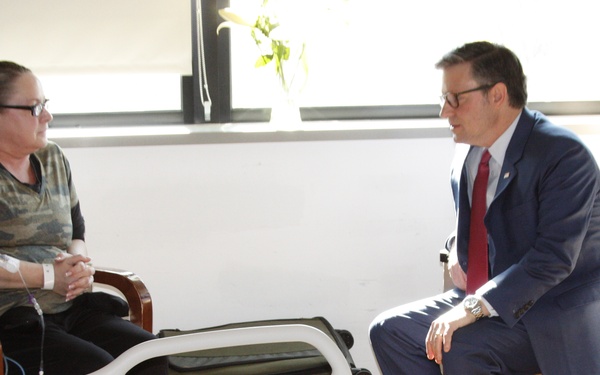 House Speaker Mike Johnson, Walter Reed, Veterans Day