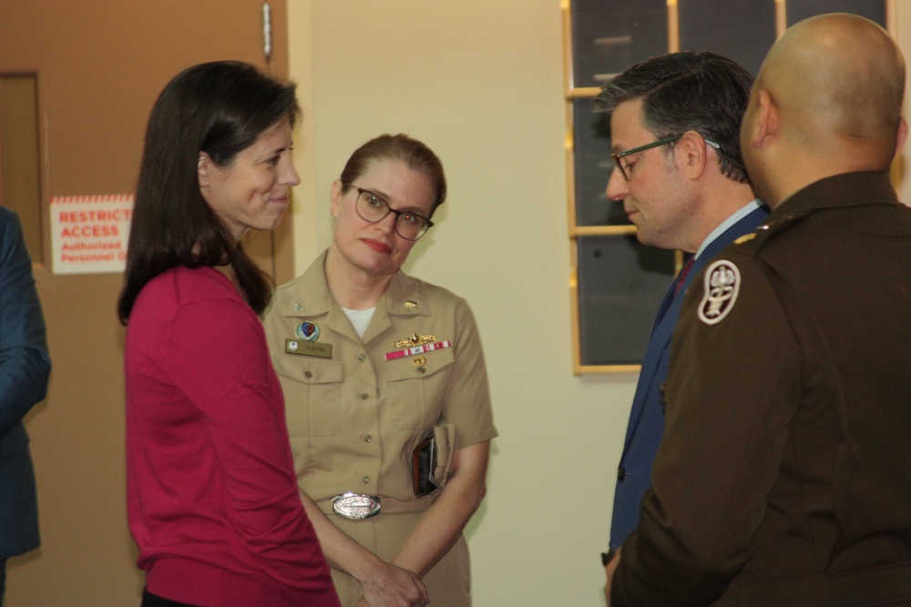 House Speaker Johnson visits Walter Reed on Veterans Day