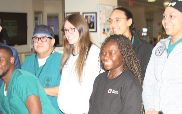 House Speaker Johnson visits Walter Reed on Veterans Day