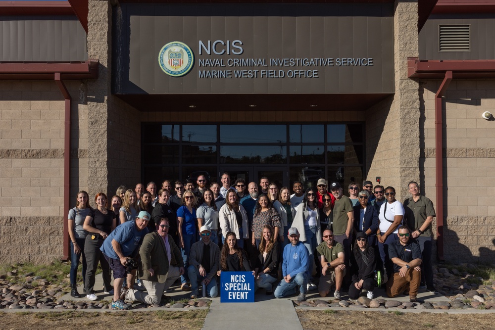 NCIS Television Show Cast and Crew Visit Camp Pendleton