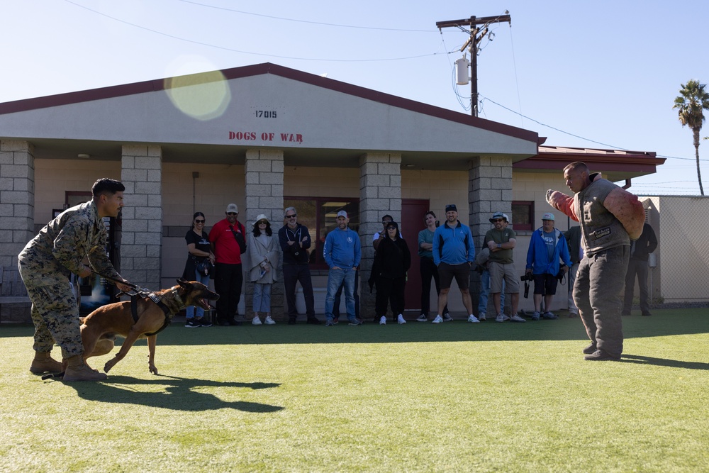 NCIS Television Show Cast and Crew Visit Camp Pendleton