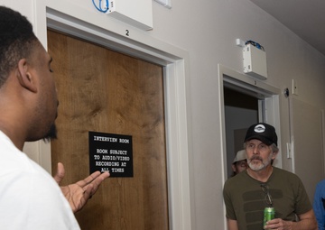 NCIS Television Show Cast and Crew Visit Camp Pendleton