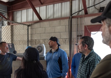 NCIS Television Show Cast and Crew Visit Camp Pendleton