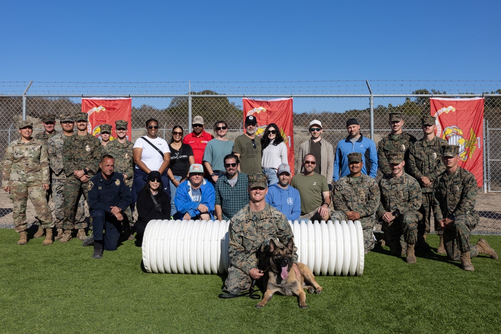 NCIS Television Show Cast and Crew Visit Camp Pendleton