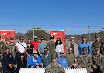NCIS Television Show Cast and Crew Visit Camp Pendleton