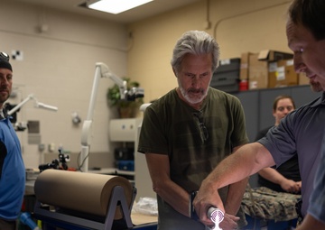 NCIS Television Show Cast and Crew Visit Camp Pendleton