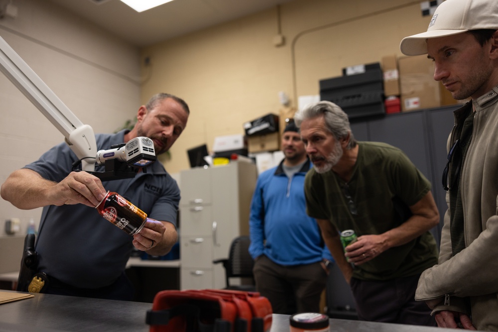 NCIS Television Show Cast and Crew Visit Camp Pendleton