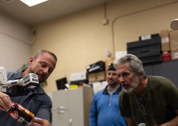NCIS Television Show Cast and Crew Visit Camp Pendleton