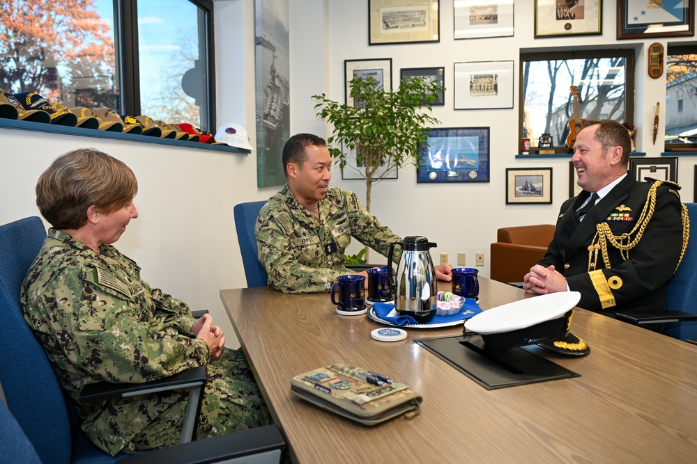 Australian Embassy Naval Attaché Visits NAVSUP