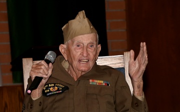 WWII veteran is honored guest at Yuma Proving Ground's Halo Chapel