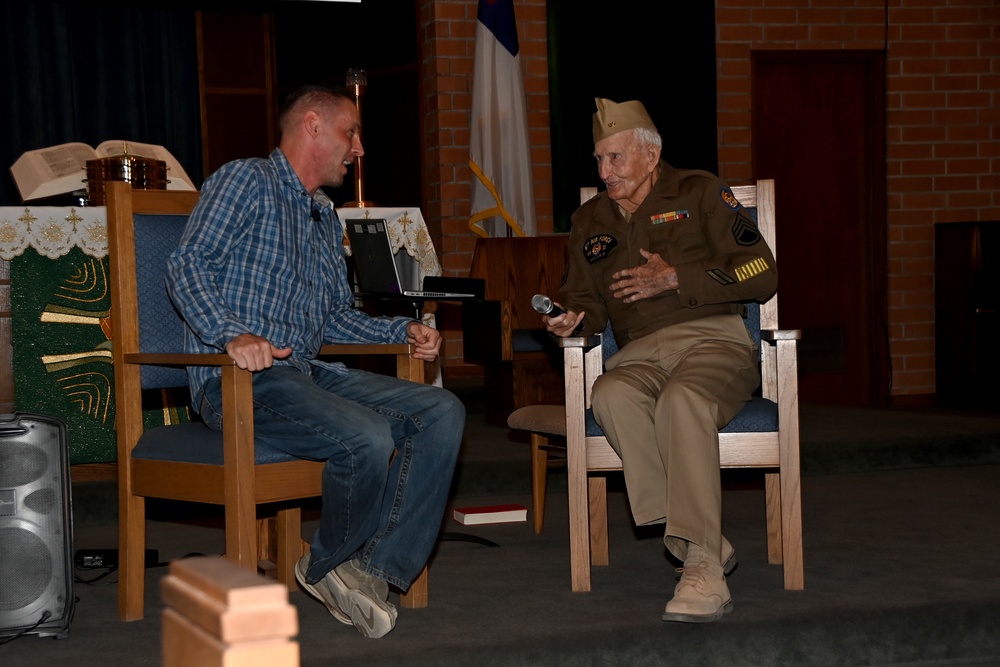 WWII veteran is honored guest at Yuma Proving Ground's Halo Chapel