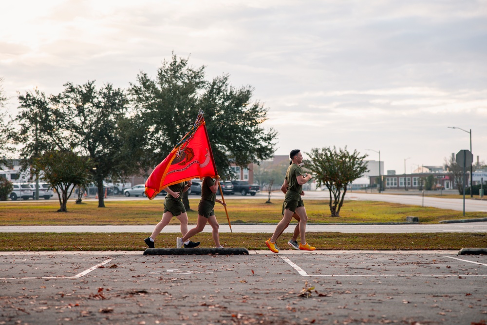 Marine Wing Headquarters Squadron 2 completes 249 miles for the Marine Corps Birthday