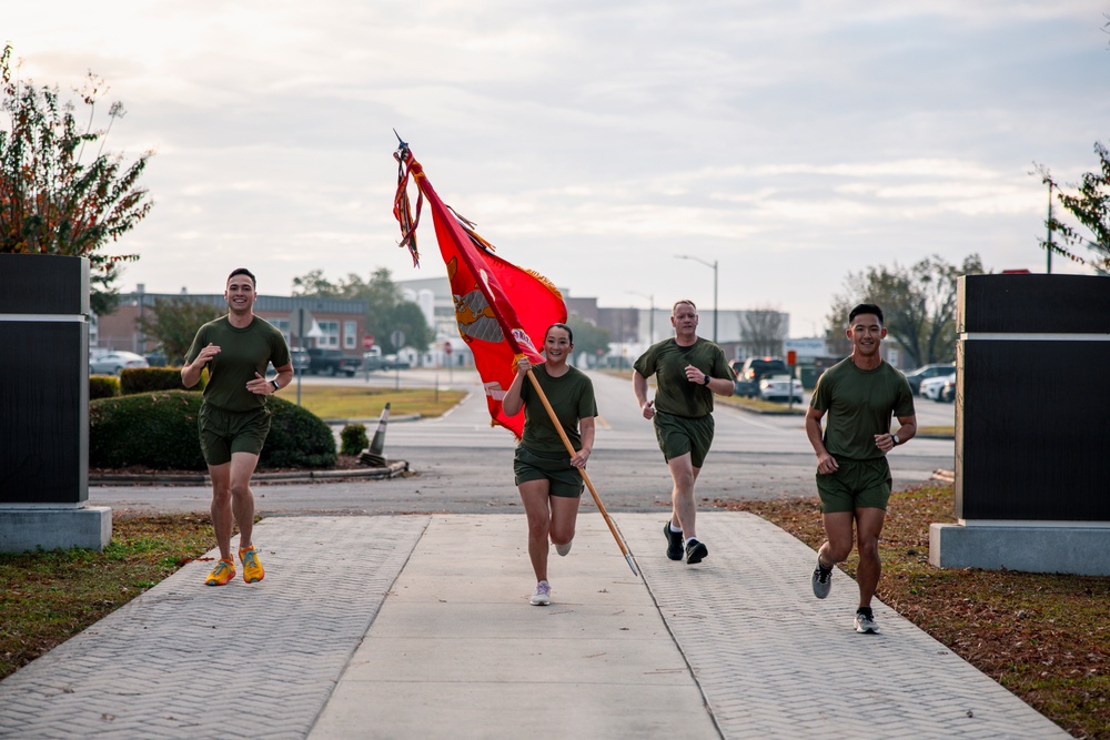 Marine Wing Headquarters Squadron 2 completes 249 miles for the Marine Corps Birthday