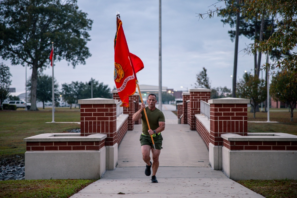 Marine Wing Headquarters Squadron 2 completes 249 miles for the Marine Corps Birthday