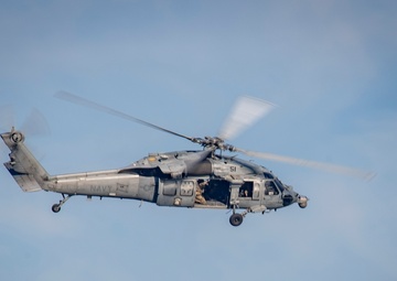 Retired NFL Tight-end, Rob Gronkowski, Jumps Out of a MH-60S of HSC-23