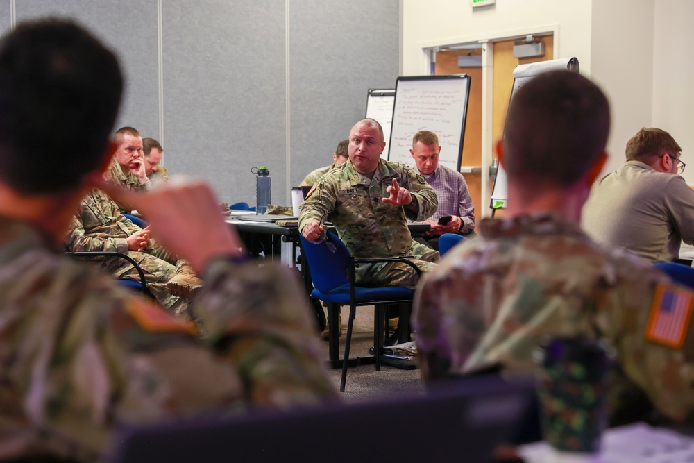 Ways and Means: Washington National Guard Soldiers talk strategy during two-day conference