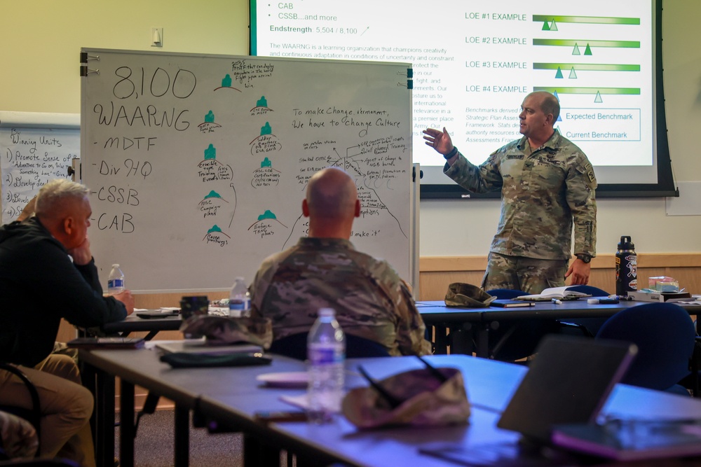 Ways and Means: Washington National Guard Soldiers talk strategy during two-day conference