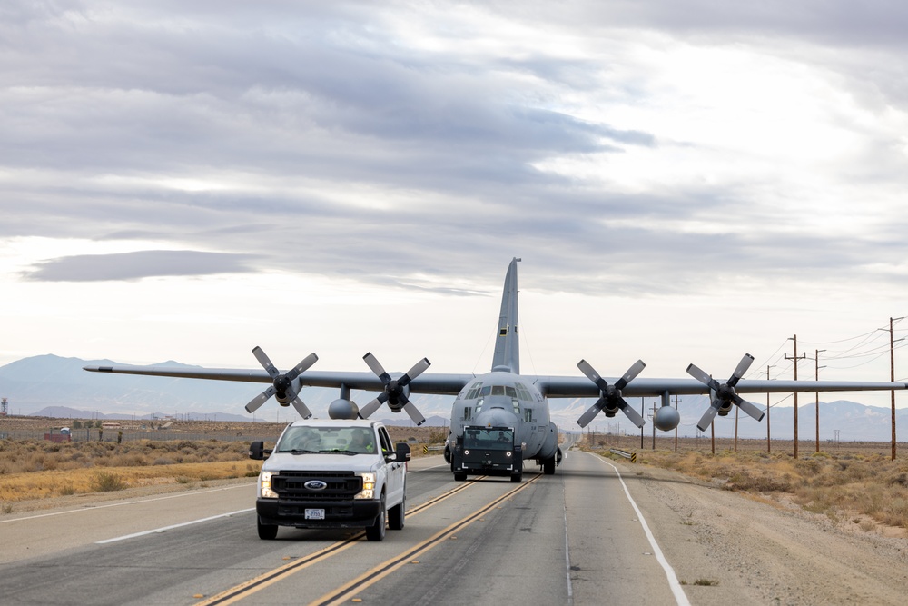 Historic C-130E Relocates to Flight Test Museum