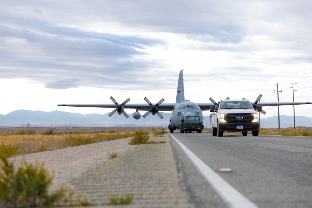 Historic C-130E Relocates to Flight Test Museum