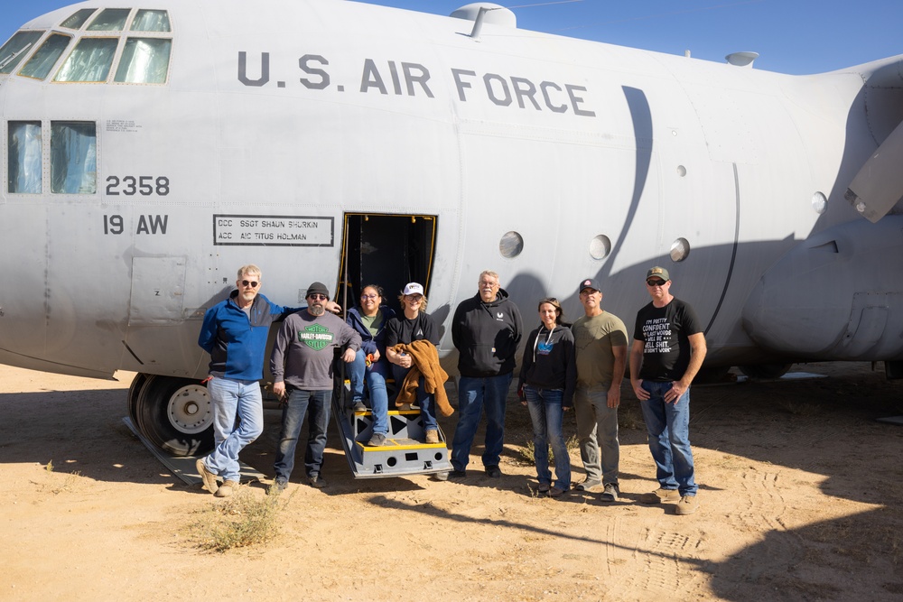 Historic C-130E Relocates to Flight Test Museum