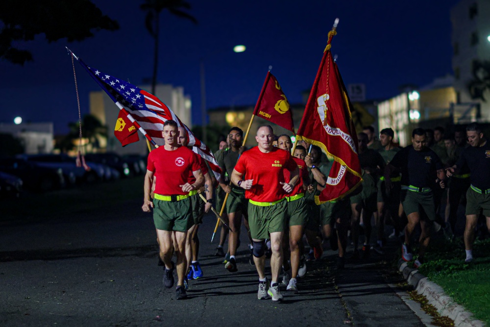 The Last Stretch: Headquarters Battalion runs 249 miles for the Marine Corps birthday