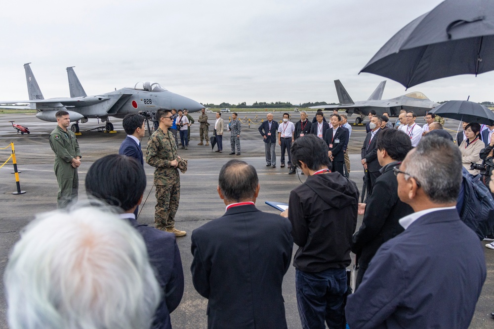 KS 25 | U.S. Marine F-35B pilot leads tour for key leaders of Japan