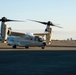 CMV-22B Osprey Lands at Naval Air Facility Atsugi