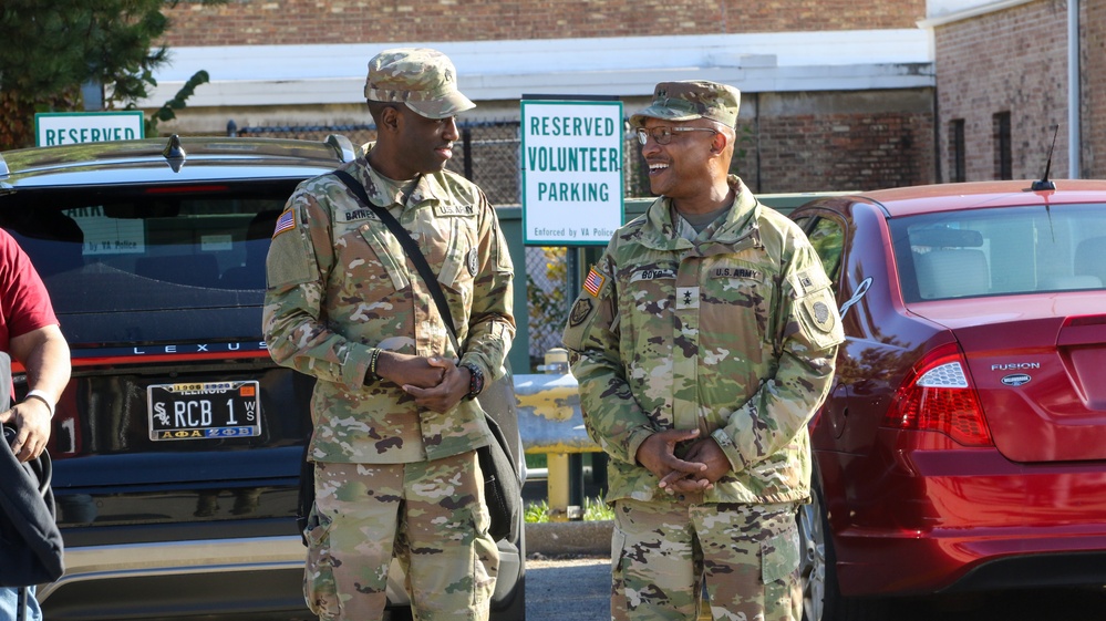 Maj. Gen. Rodney Boyd Serves as Master of Ceremonies for Hines VA Hospital's Veteran's Day Parade