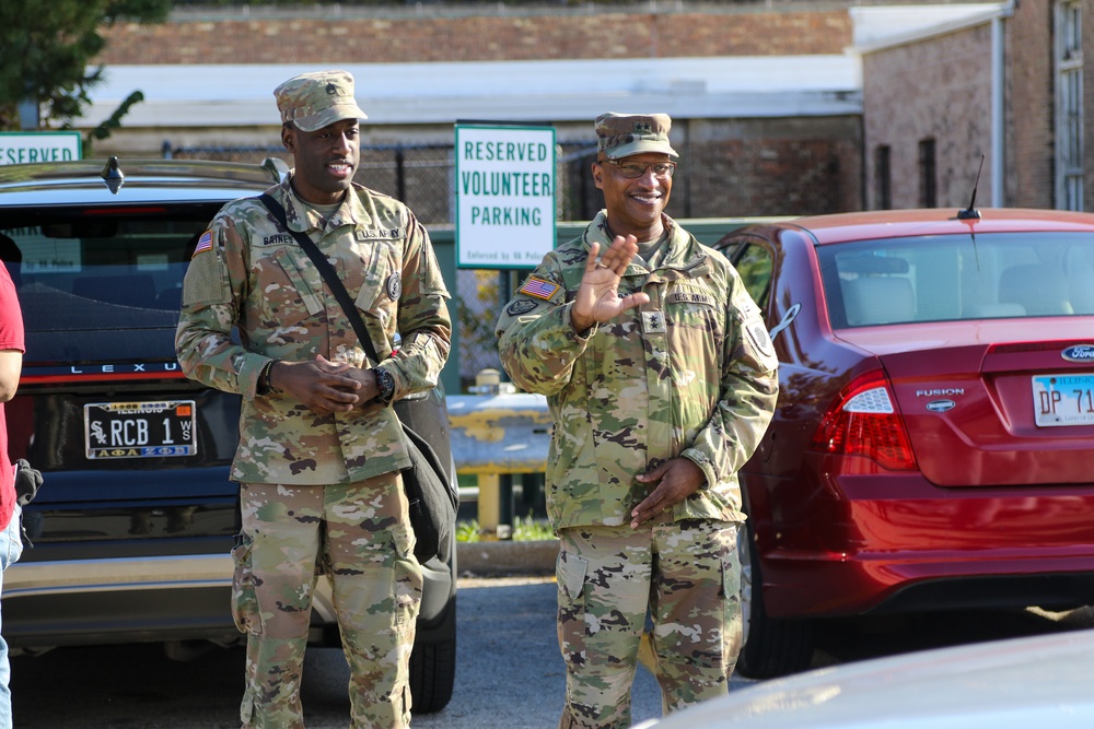 Maj. Gen. Rodney Boyd Serves as Master of Ceremonies for Hines VA Hospital's Veteran's Day Parade