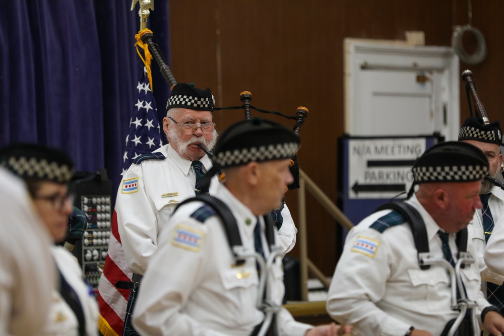 Maj. Gen. Rodney Boyd Serves as Master of Ceremonies for Hines VA Hospital's Veteran's Day Parade