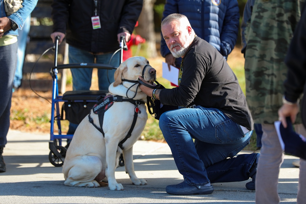 Maj. Gen. Rodney Boyd Serves as Master of Ceremonies for Hines VA Hospital's Veteran's Day Parade