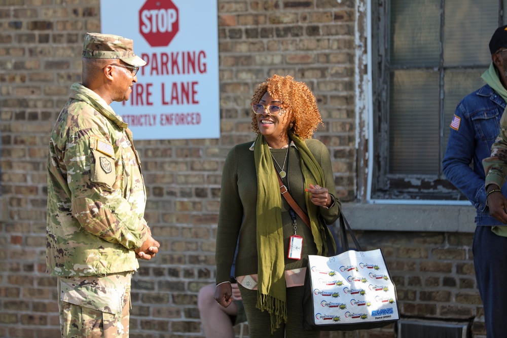 Maj. Gen. Rodney Boyd Serves as Master of Ceremonies for Hines VA Hospital's Veteran's Day Parade