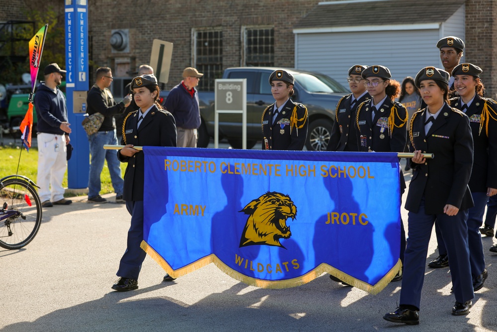 Maj. Gen. Rodney Boyd Serves as Master of Ceremonies for Hines VA Hospital's Veteran's Day Parade