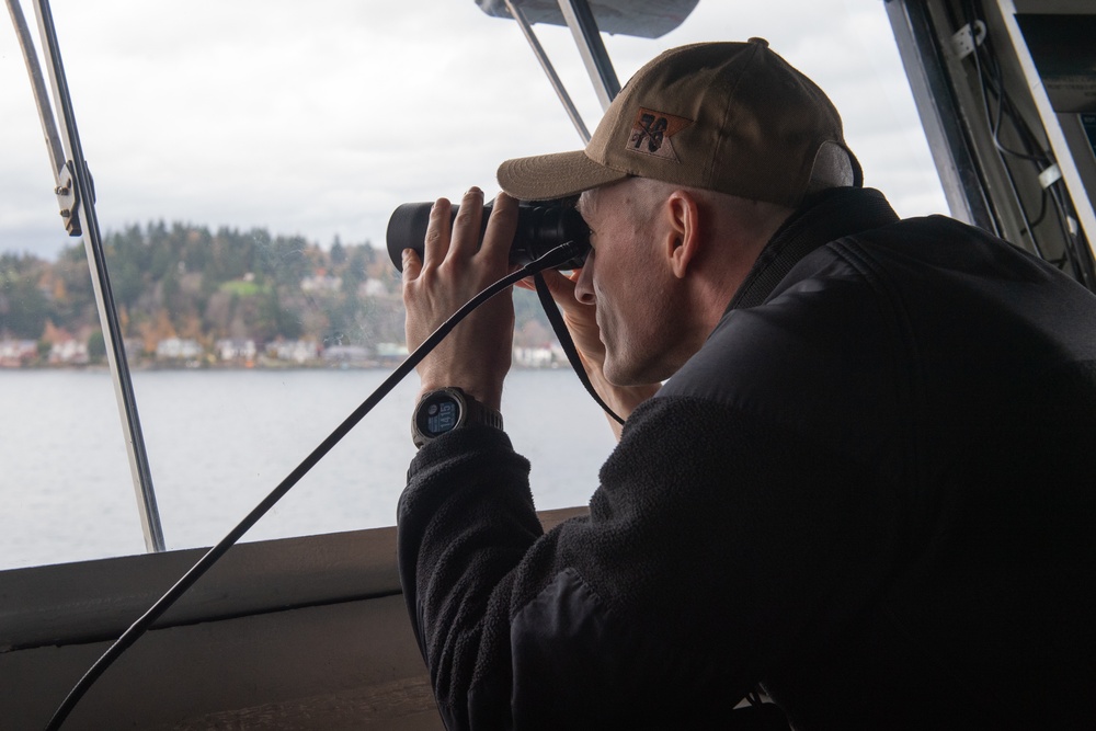 USS Ronald Reagan (CVN 76) arrives at Naval Base Kitsap Bremerton