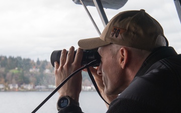 USS Ronald Reagan (CVN 76) arrives at Naval Base Kitsap Bremerton