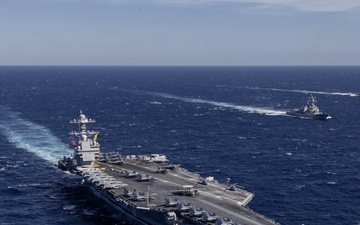 USS Gerald R. Ford (CVN 78) conducts Group Sail