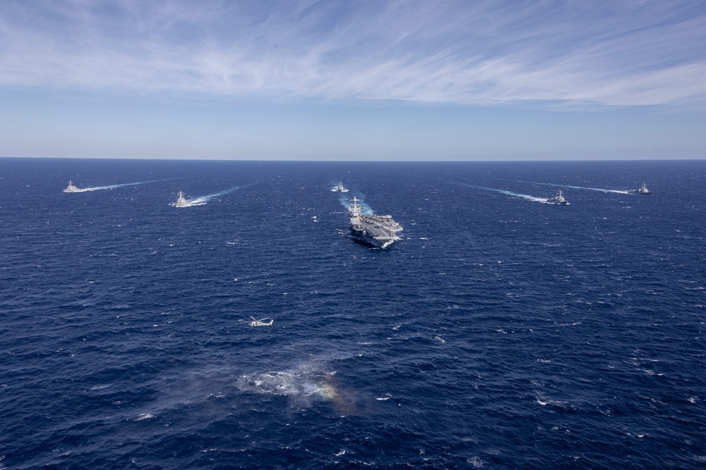 USS Gerald R. Ford (CVN 78) conducts Group Sail