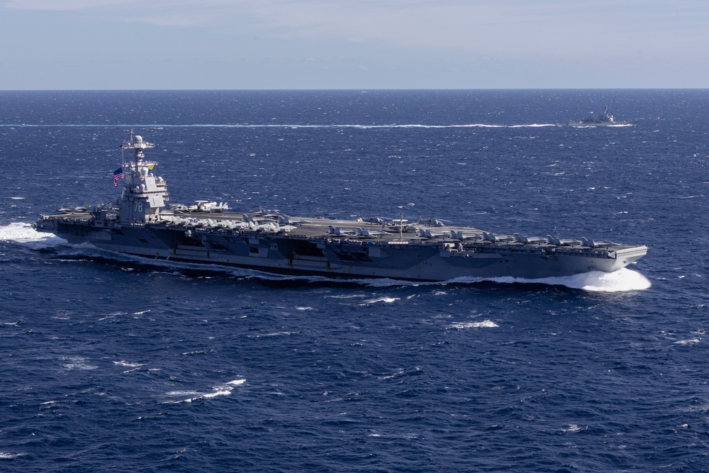 USS Gerald R. Ford (CVN 78) conducts Group Sail