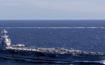 USS Gerald R. Ford (CVN 78) conducts Group Sail