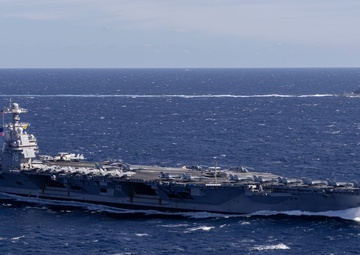 USS Gerald R. Ford (CVN 78) conducts Group Sail
