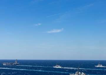 USS Gerald R. Ford (CVN 78) conducts Group Sail