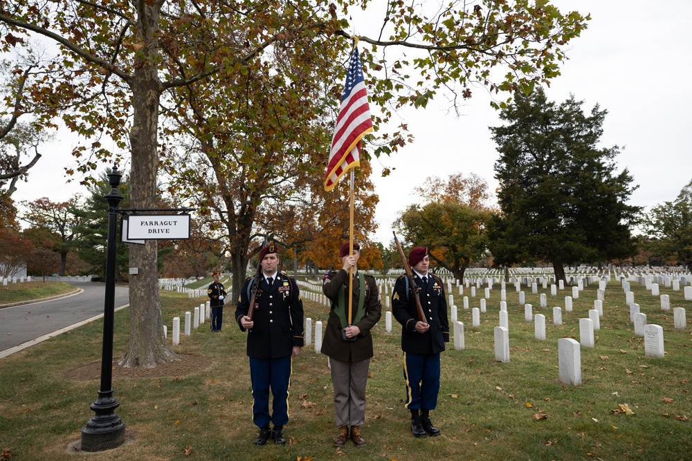 82nd Airborne Division honored in Arlington National by veterans association