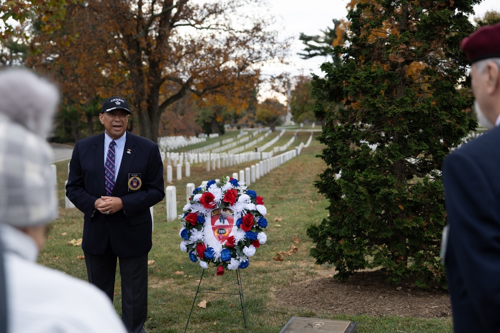 82nd Airborne Division honored in Arlington National by veterans association