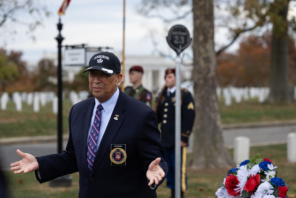 82nd Airborne Division honored in Arlington National by veterans association