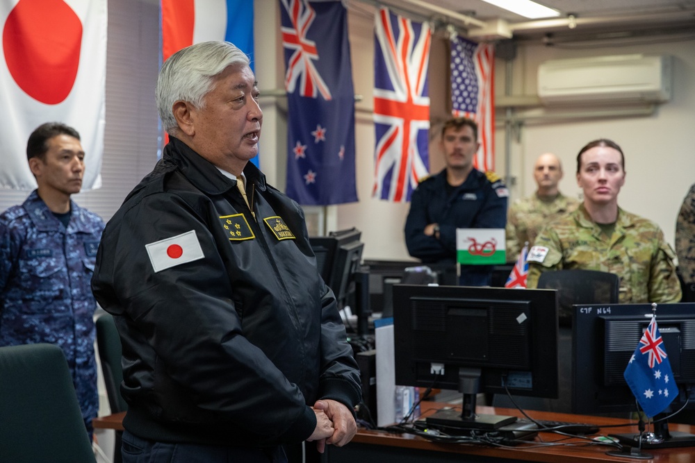 Japan Minister of Defense Visits U.S. 7th Fleet